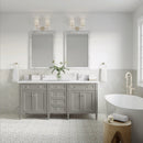 James Martin Brittany 72" Double Bathroom Vanity, Urban Gray