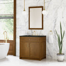 James Martin Bellshire 36" Single Bathroom Vanity, Honey Oak