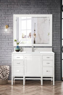 James Martin Addison 48" Single Bathroom Vanity, Glossy White