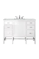 James Martin Addison 48" Single Bathroom Vanity, Glossy White