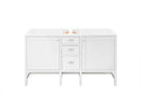 James Martin Addison 60" Double Bathroom Vanity, Glossy White