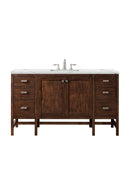 James Martin Addison 60" Single Bathroom Vanity, Mid-Century Acacia