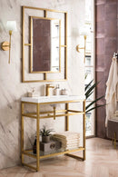 James Martin Boston 31.5" Single Console Vanity, Radiant Gold