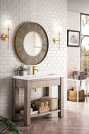 James Martin Brooklyn 39.5" Single Console Vanity, Platinum Ash