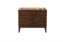 James Martin Linear 36" Single Bathroom Vanity, Mid-Century Walnut