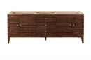 James Martin Linear 72" Single Bathroom Vanity, Mid-Century Walnut