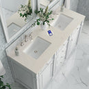 James Martin Bristol 60" Double Bathroom Vanity, Bright White
