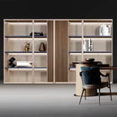 Norwyn · Office Shelves w/ Lighting & Closet