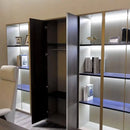 Norwyn · Office Shelves w/ Lighting & Closet