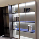 Norwyn · Office Shelves w/ Lighting & Closet