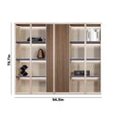 Norwyn · Office Shelves w/ Lighting & Closet