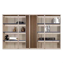 Norwyn · Office Shelves w/ Lighting & Closet