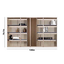 Norwyn · Office Shelves w/ Lighting & Closet