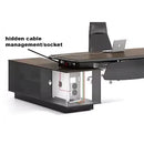 Corely · Modern L-Shaped Executive Desk