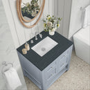 James Martin Breckenridge 30" Single Bathroom Vanity, Serenity Blue