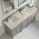 James Martin Brittany 72" Double Bathroom Vanity, Urban Gray