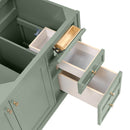 James Martin Chicago 60" Double Vanity Cabinet, Smokey Celadon