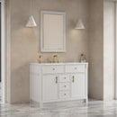 James Martin Bellshire 48" Single Bathroom Vanity, Bright White