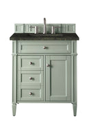 James Martin Brittany 30" Single Bathroom Vanity, Sage Green