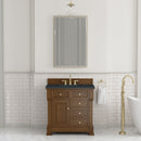 James Martin Brookfield 36" Single Bathroom Vanity, Honey Oak