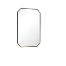James Martin Rohe 24" Mirror, Matte Black
