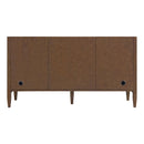 James Martin Myrrin 60" Double Bathroom Vanity, Mid-Century Walnut