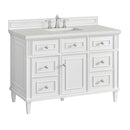 James Martin Lorelai 48" Single Bathroom Vanity, Bright White