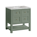 James Martin Breckenridge 30" Single Bathroom Vanity, Smokey Celadon