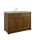 James Martin Bellshire 48" Single Bathroom Vanity, Honey Oak