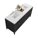 James Martin Myrrin 72" Double Bathroom Vanity, Carbon Oak