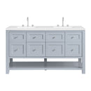 James Martin Breckenridge 60" Double Bathroom Vanity, Serenity Blue