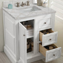 James Martin De Soto 30" Single Bathroom Vanity, Bright White