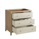 James Martin Celeste 36" Single Bathroom Vanity, Sunwashed Oak with Embossed Shagreen Drawer Fronts