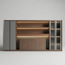 Kelham · Office Shelves w/ Lighting & Storage