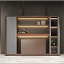 Kelham · Office Shelves w/ Lighting & Storage