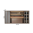 Kelham · Office Shelves w/ Lighting & Storage