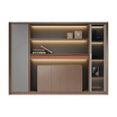 Kelham · Office Shelves w/ Lighting & Storage