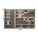 Keswick · Office Shelves w/ Lighting & Storage