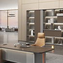 Keswick · Office Shelves w/ Lighting & Storage