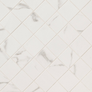 kaya calacatta venato 3x3 matte porcelain NKAYCALVEN3X3 mosaic tile  msi collection product shot angle view