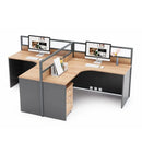 Renvik · L-Shaped Cubicle Workstation