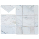 kesir marble tile giallo calacatta 12x12 10101652 multi view top
