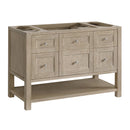 James Martin Breckenridge 48" Single Bathroom Vanity, Whitewashed Oak