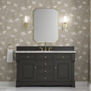 James Martin Brookfield 60" Single Bathroom Vanity, Black Onyx