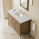 James Martin Kinnsden 48" Single Bathroom Vanity, Weathered Oak