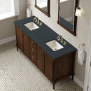 James Martin Kinnsden 72" Double Bathroom Vanity, Sable Oak