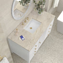 James Martin Myrrin 48" Single Bathroom Vanity, Bright White