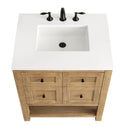 James Martin Breckenridge 30" Single Bathroom Vanity, Light Natural Oak