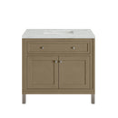 James Martin Chicago 36" Single Bathroom Vanity, Walnut Whisper