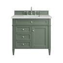 James Martin Brittany 36" Single Bathroom Vanity, Smokey Celadon